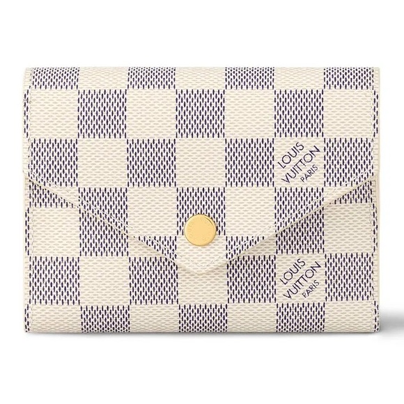 Louis Vuitton Handbags - Louis Vuitton Cream and Blue Checkered Wallet